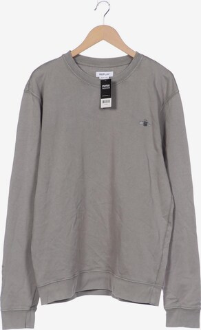 REPLAY Sweater XL in Grau: predná strana