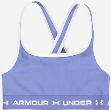 UNDER ARMOUR Korzetová podprsenka Sportovní spodní prádlo – modrá: přední strana