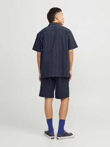 JACK & JONES Loosefit Broek 'JPSTJaiden Palma' in Blauw