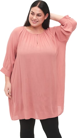 Zizzi Tunic 'EROSE' in Red