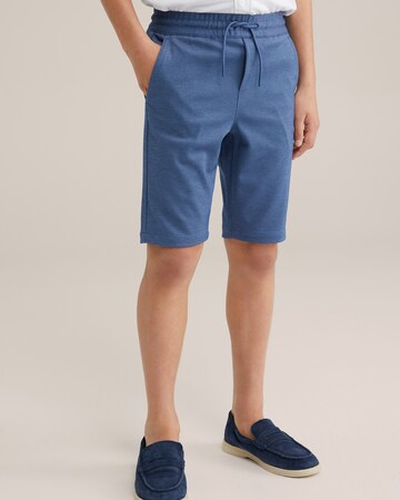WE Fashion - Slimfit Pantalón en azul: frente
