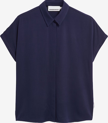 ARMEDANGELS Bluse LARI in Blau: Vorderseite