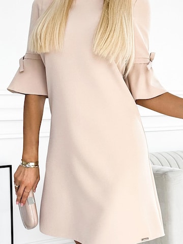 Numoco Kleid 'Minikleid Neva'‌‌‌‌‌‌ in Beige