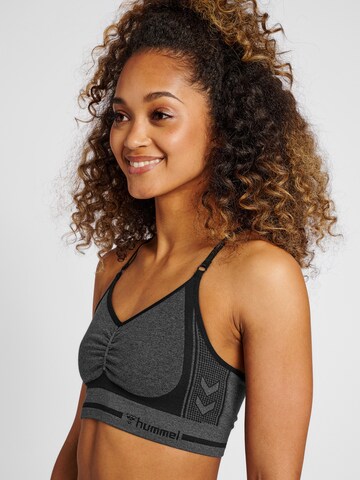 Hummel Bustier Sport bh 'Lulu' in Grijs