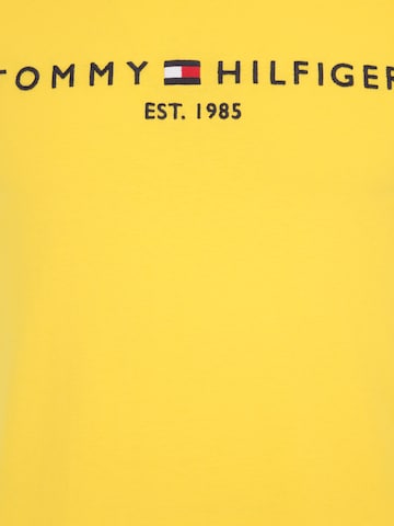 TOMMY HILFIGER Rovný strih Tričko - Žltá