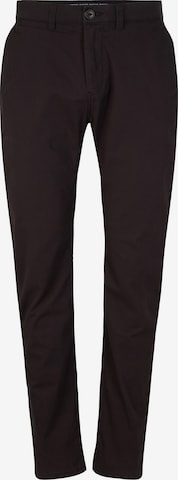 TOM TAILOR Chino Pants in Black: front