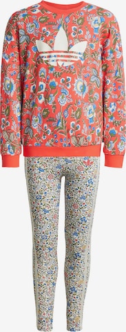 ADIDAS ORIGINALS Sweatsuit 'Adidas Originals X Liberty London' in Red: front