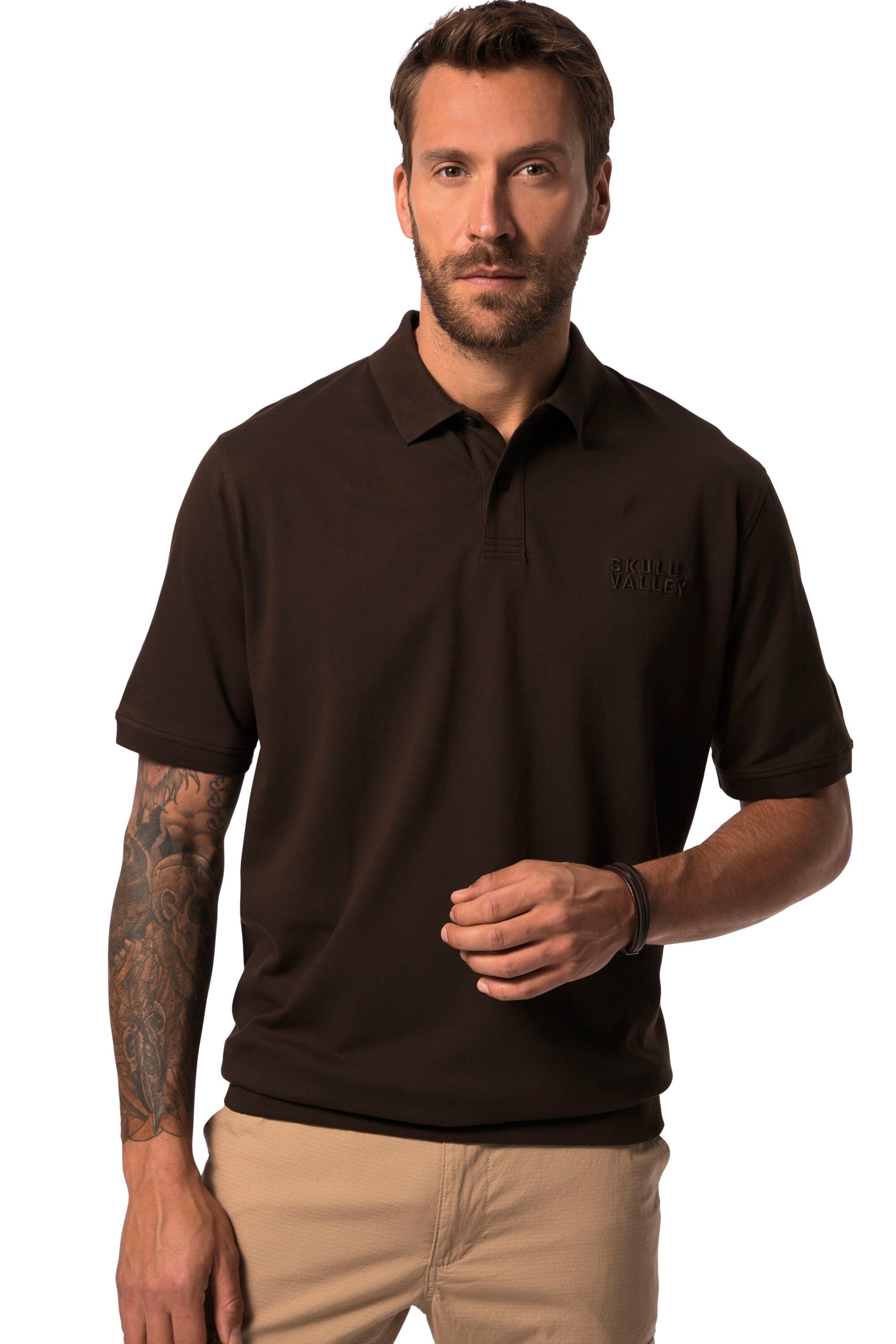 JP1880 Shirt in Brown: front