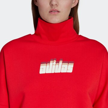ADIDAS ORIGINALS - Sweatshirt 'Ski Chic' em vermelho