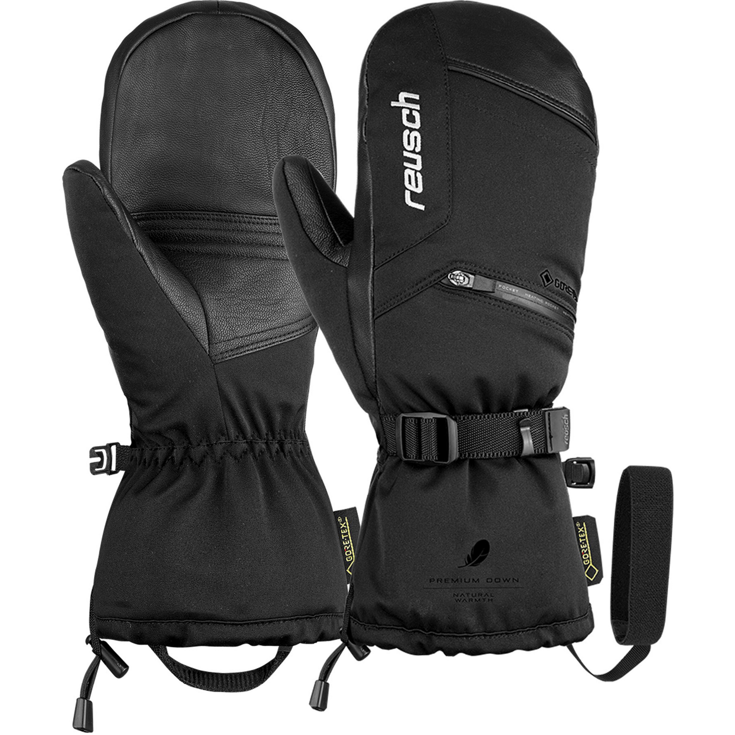 REUSCH Sporthandschuhe 'Colin ' in Schwarz: Vorderseite