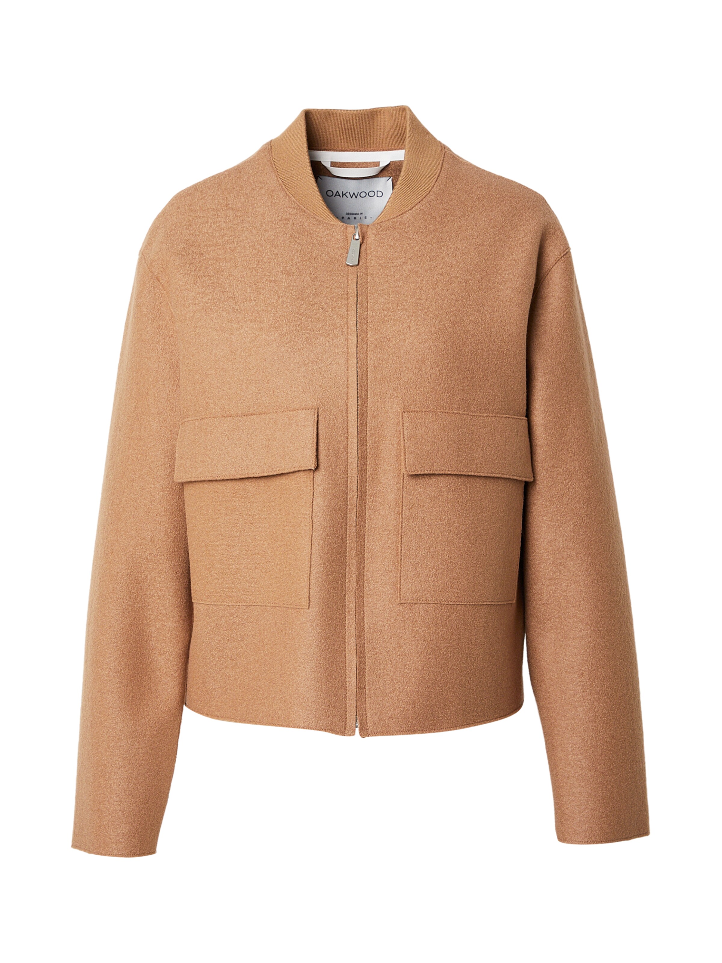 Veste mi-saison OAKWOOD en marron : devant