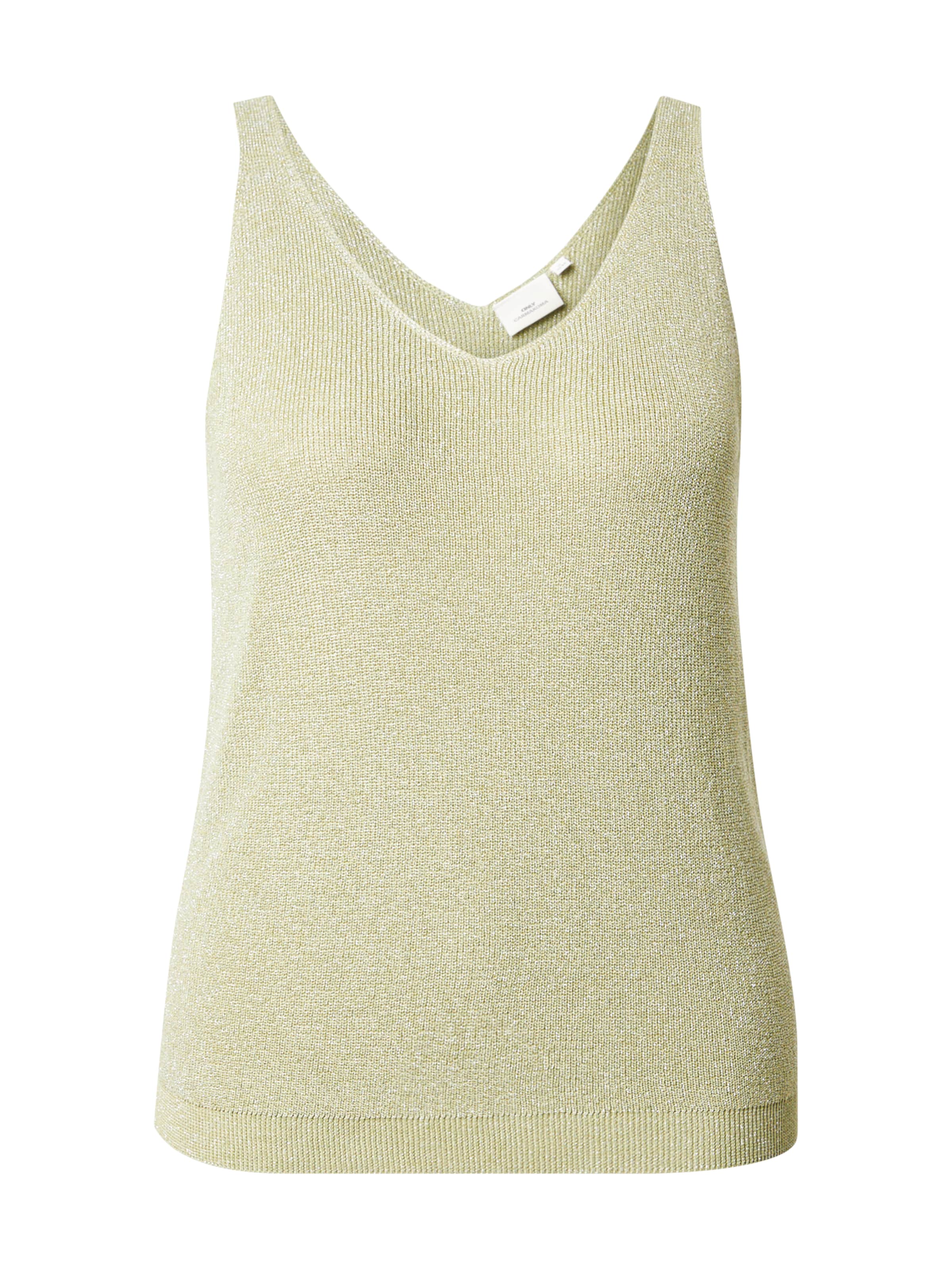 ONLY Carmakoma - Top de punto 'CARSHINA' en verde: frente
