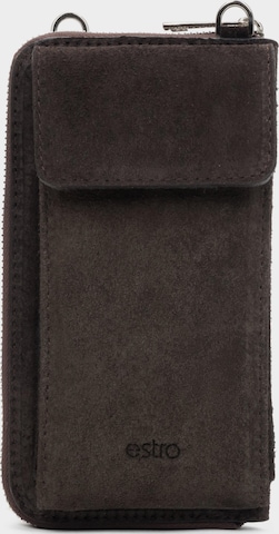 Estro Wallet '1448' in Brown: front