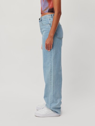 LeGer by Lena Gercke Wide Leg Jeans 'Carla' in Blau