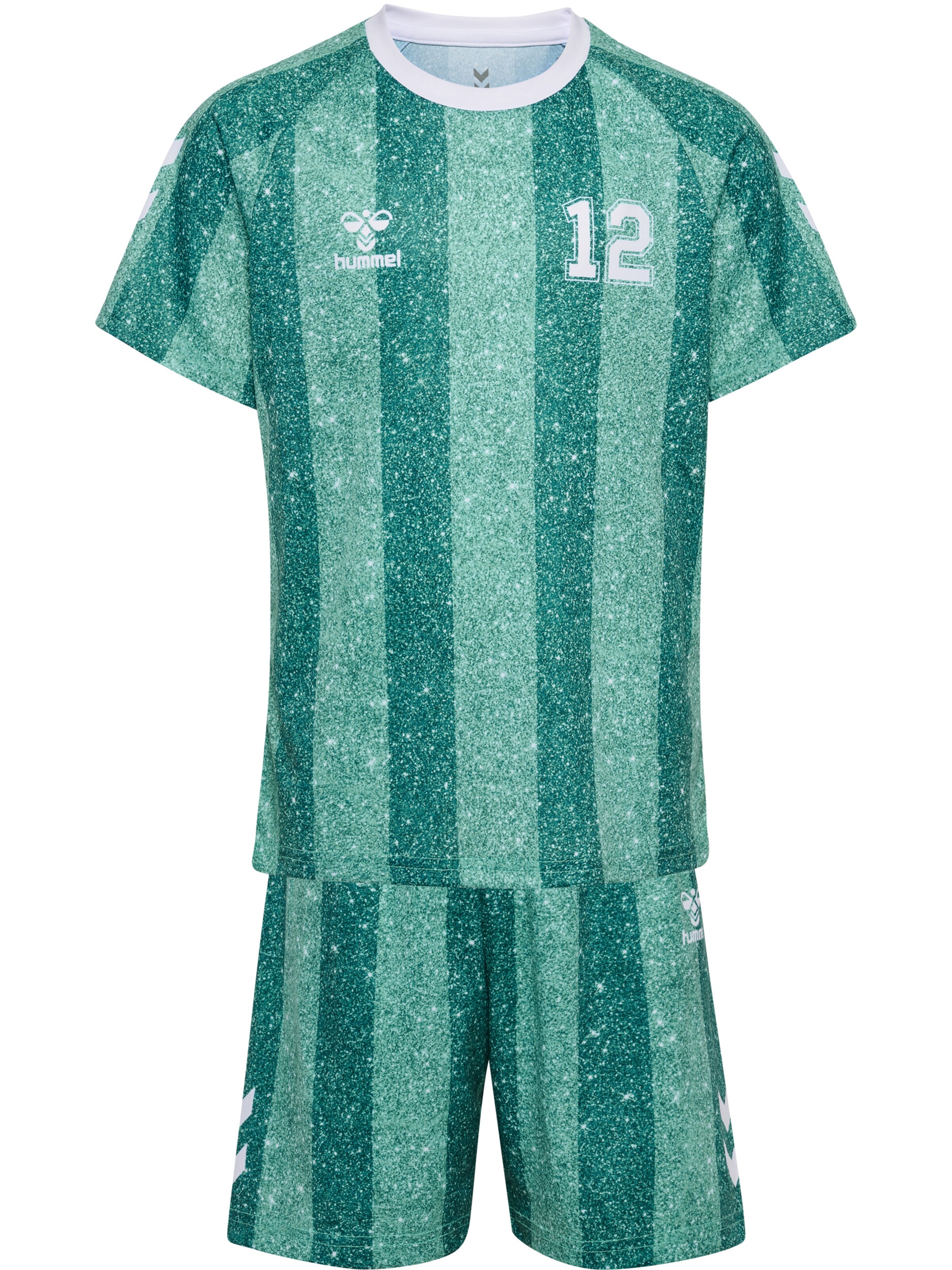 Hummel Tracksuit in Green: front