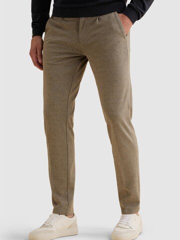 VANGUARD Slimfit Lærredsbukser 'V11 relaxed fit chino' i hvid: forside