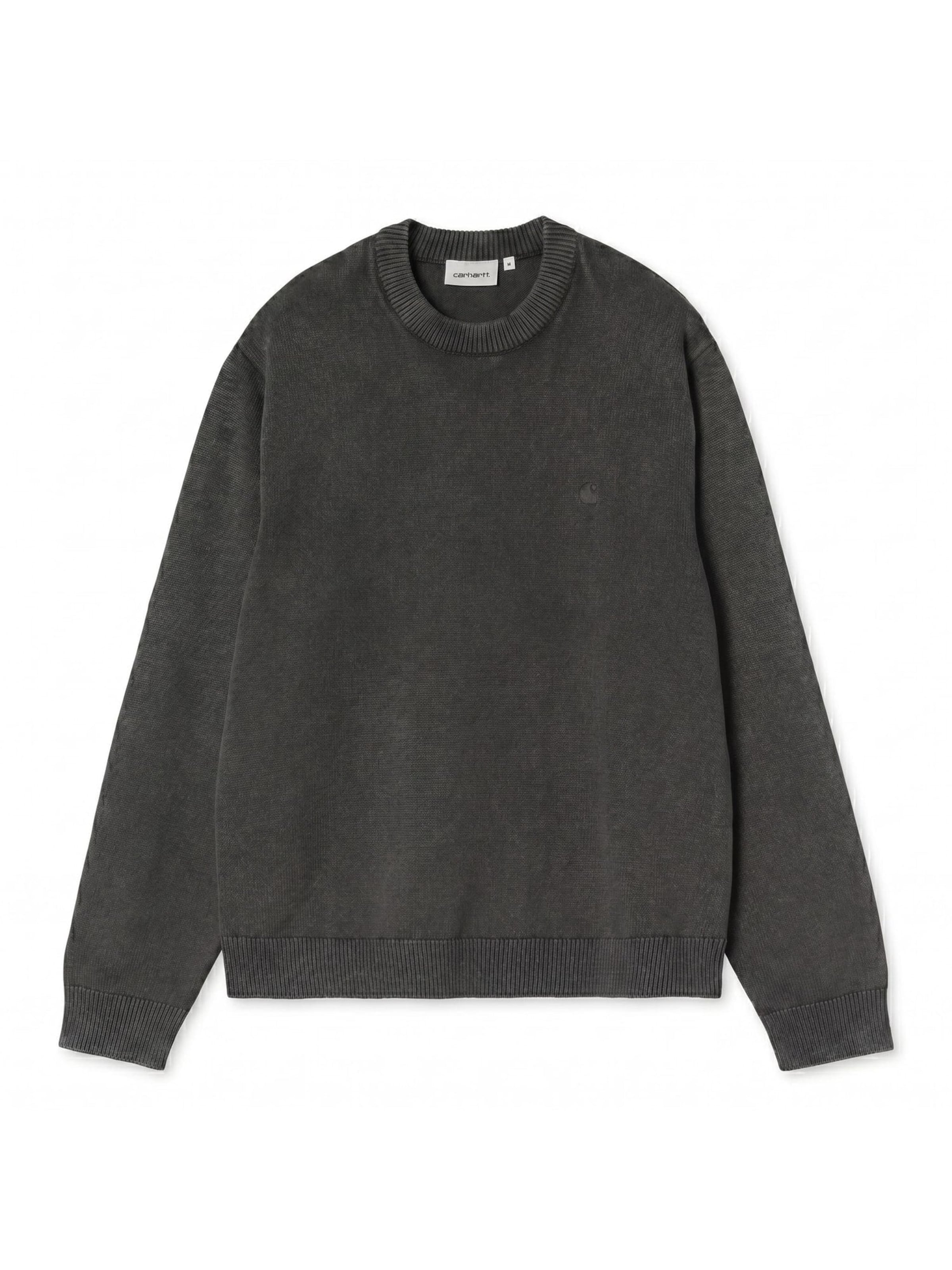 Carhartt WIP Sweter 'KORI SWEATER BLACK GARMENT DYED' w rozmiarze S w kolorze czarnym, Podgląd produktu