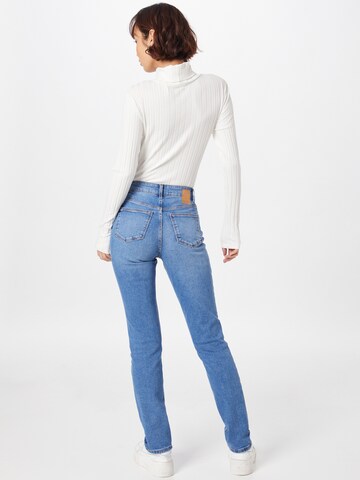 PIECES Regular Jeans 'Luna' in Blauw