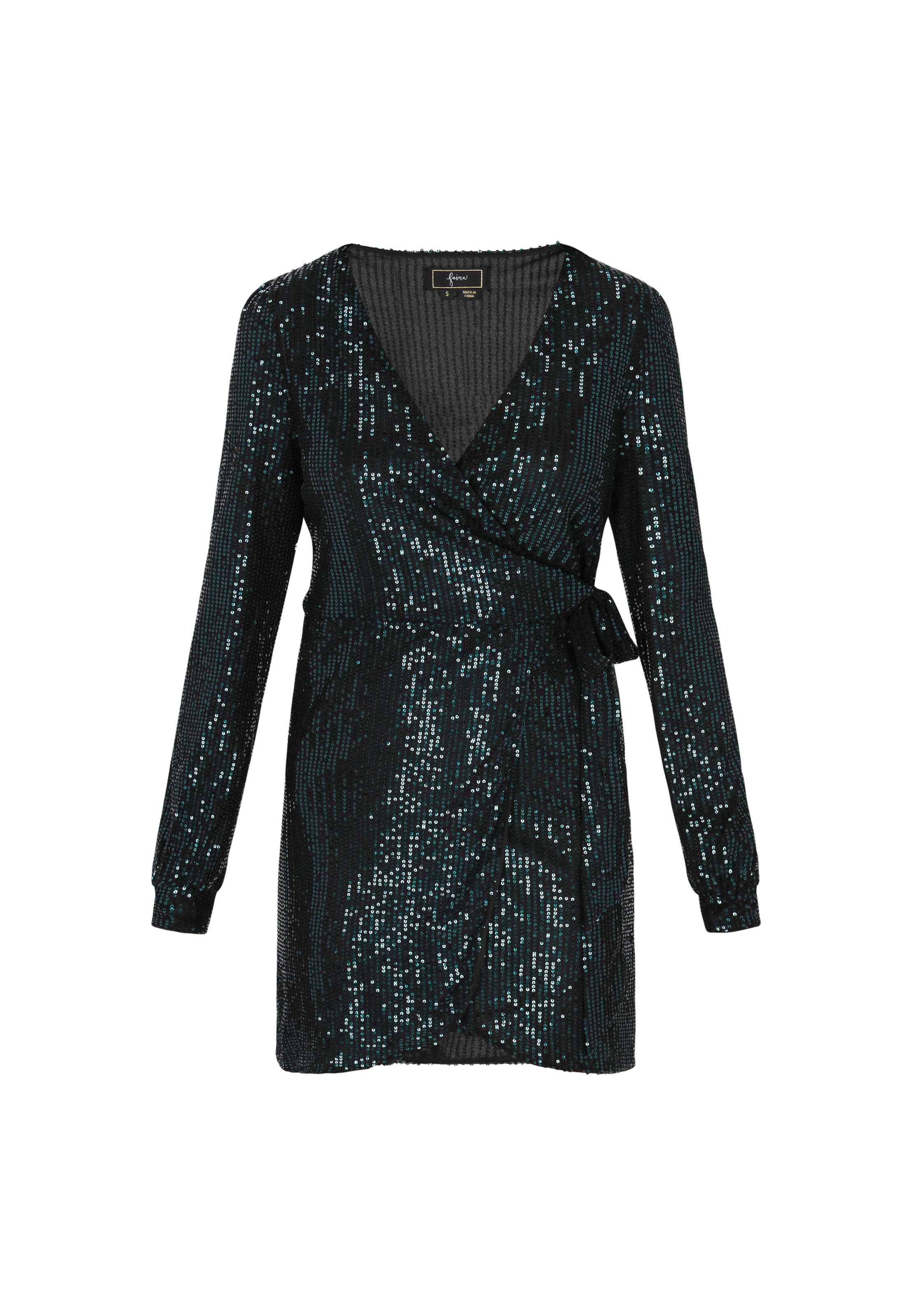 faina Коктейльное платье в Зеленый: спереди