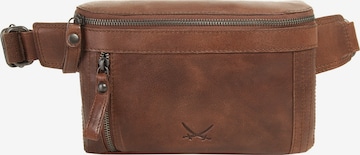 SANSIBAR Gürteltasche in Braun: Vorderseite