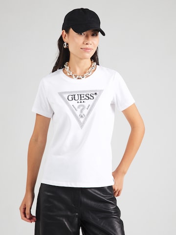 GUESS Shirt in White: front