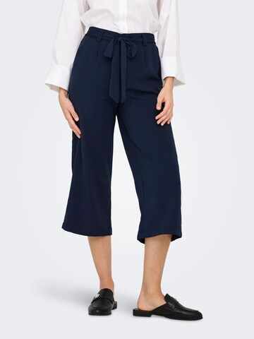 ONLY Wide leg Pleat-front trousers 'ONLNova' in Blue: front