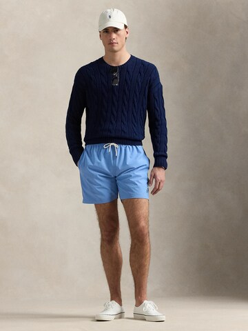 Polo Ralph Lauren Badeshorts 'Traveler' i blå