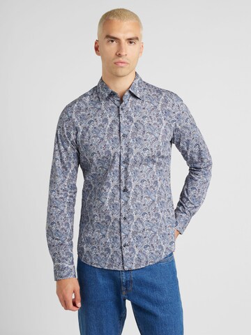JOOP! Slim fit Koszula 'Pit' w kolorze niebieski: przód