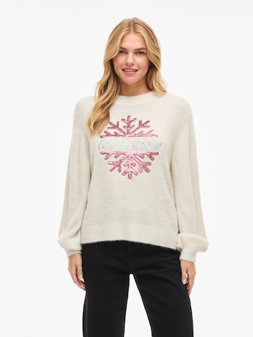 VILA Neulepaita 'VIGRYLA' värissä valkoinen: etupuoli