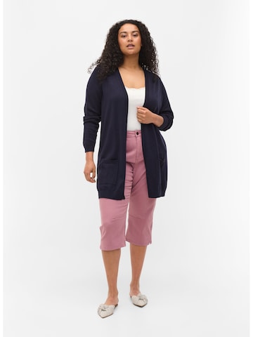 Cardigan 'CARRIE' Zizzi en bleu