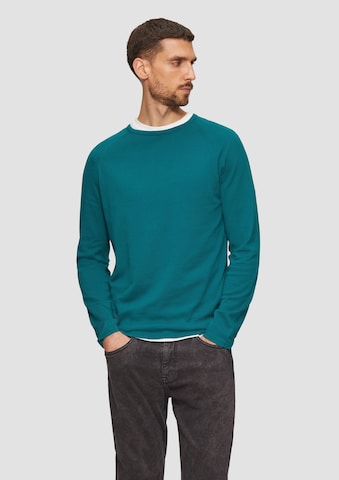 s.Oliver Trui in Blauw: voorkant