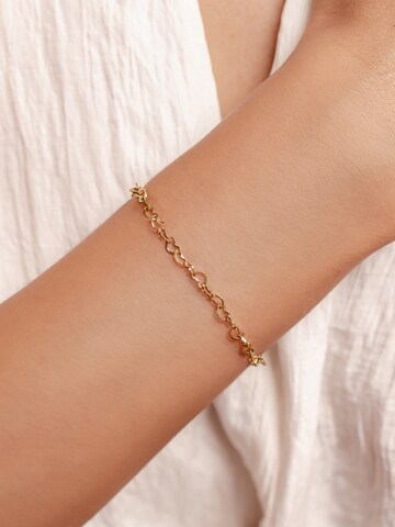 Braccialetto 'Multi Hearts' di Hey Happiness in oro