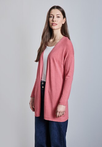 STREET ONE Langer Cardigan in Pink: Vorderseite
