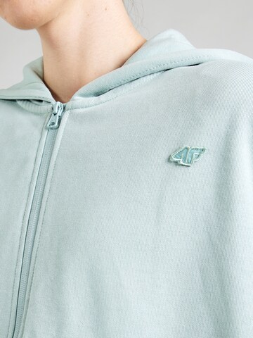 4F Sportsweatjacke in Grün