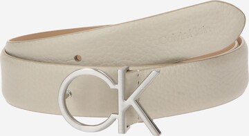 Ceinture Calvin Klein en beige : devant