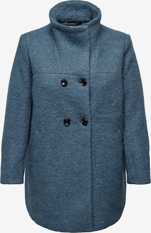ONLY Carmakoma Between-seasons coat 'New Sophia' in Blue: front