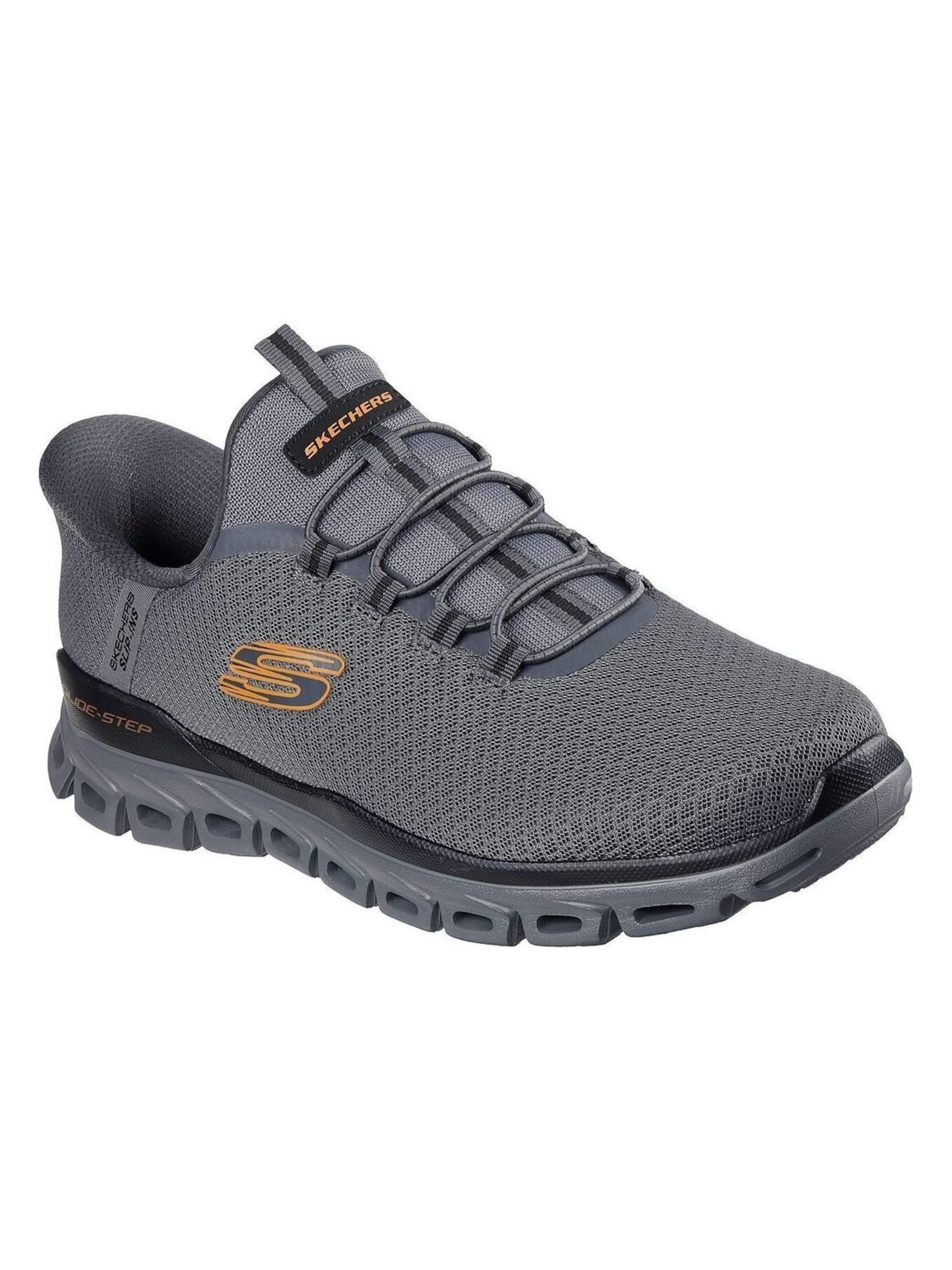 SKECHERS Sneakers laag 'Skechers Glide-step - Noxus' in Grijs: voorkant