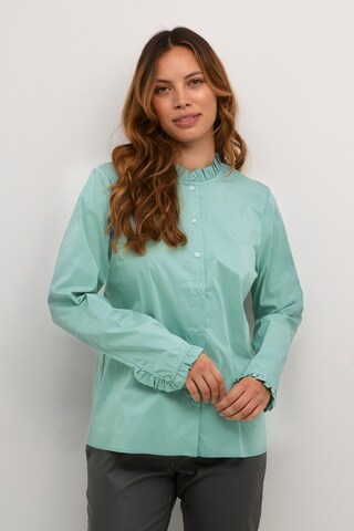 CULTURE Blouse 'Antoinett' in Groen: voorkant