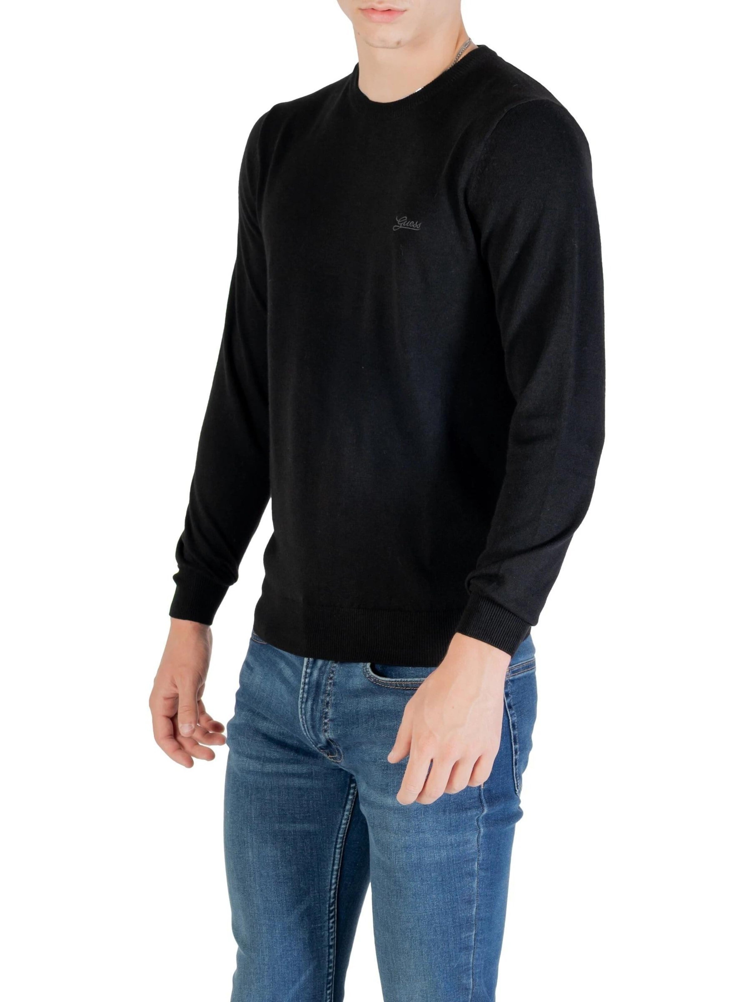 GUESS Sweatshirt‌ in Schwarz