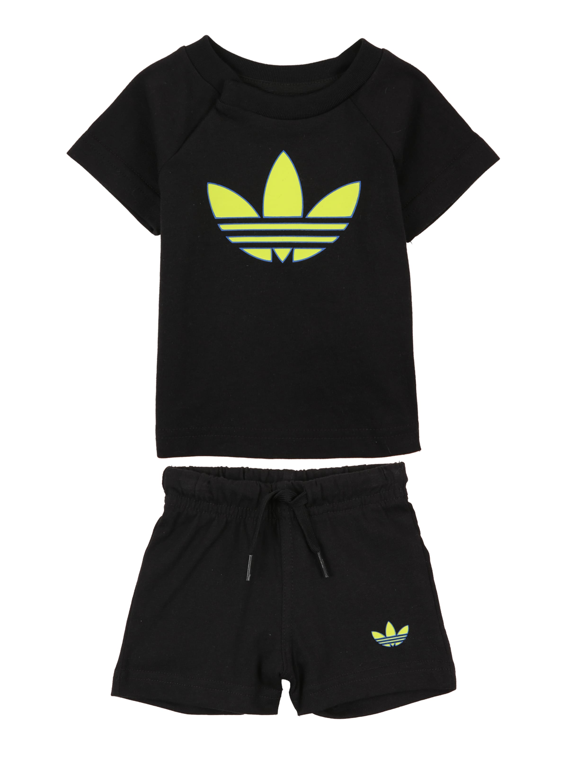 ADIDAS ORIGINALS Jogginganzug 'TF STS' in Schwarz: Vorderseite