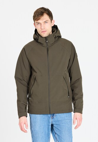 Weather Report Outdoor jacket 'Brennon' in Green: front