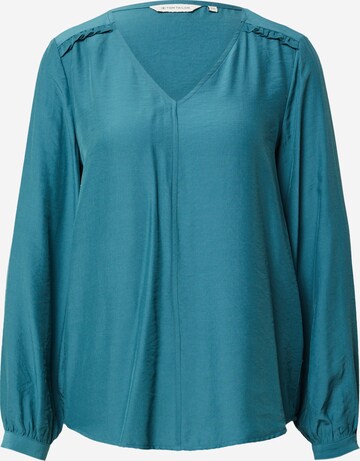 TOM TAILOR Blouse in Blauw: voorkant