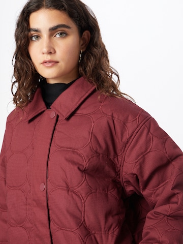 AMERICAN VINTAGE Between-Seasons Coat 'FIBCITY' in Red