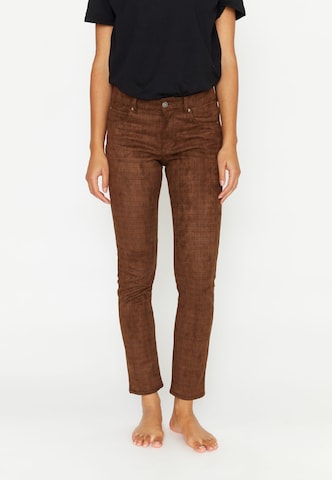 Angels Regular Jeans in Brown: front