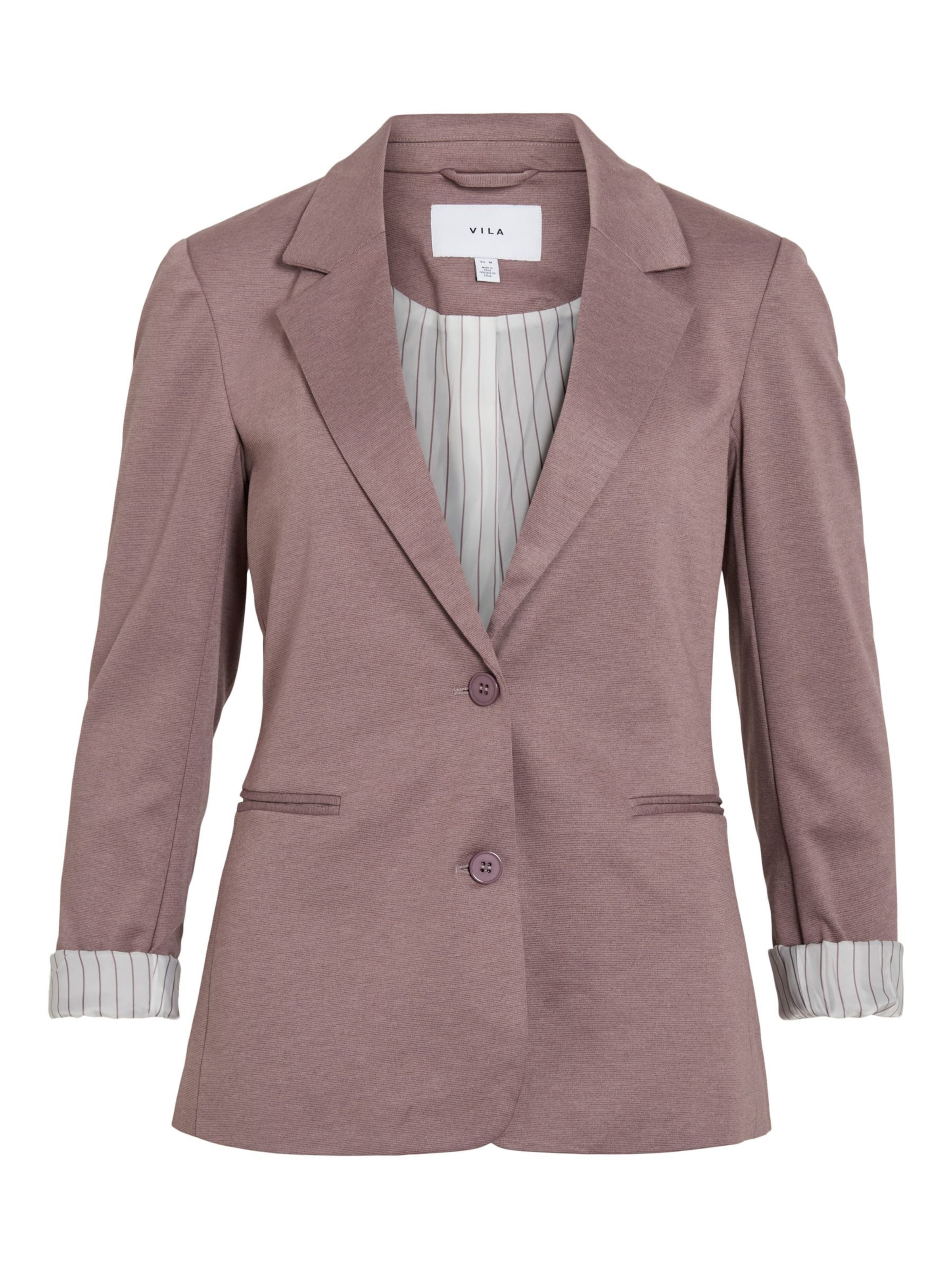 VILA Blazer 'VISaga' i blomme, Produktvisning