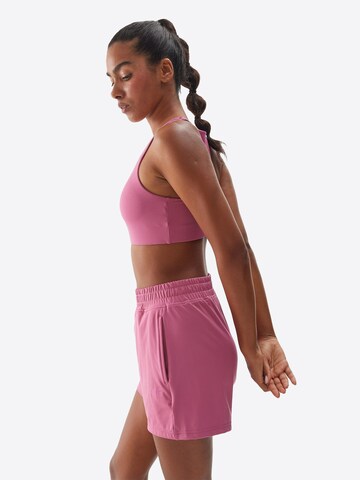 4F - regular Pantalón deportivo en rosa