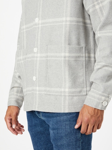 minimum Regular fit Button Up Shirt 'Staan' in Grey