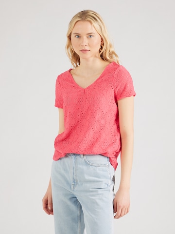 OBJECT T-shirt 'FEODORA' i rosa: framsida