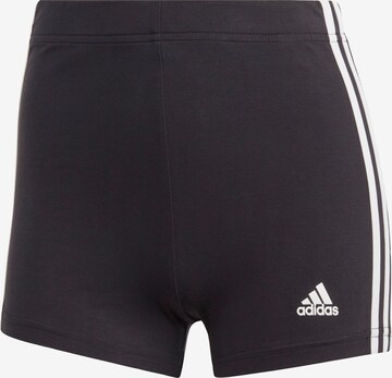 ADIDAS SPORTSWEAR Skinny Sports trousers 'Essentials' in Black: front