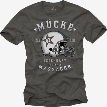 MAKAYA Shirt in Grau: Vorderseite